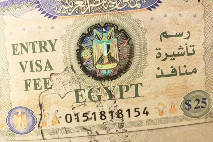Egyptian visa for indians