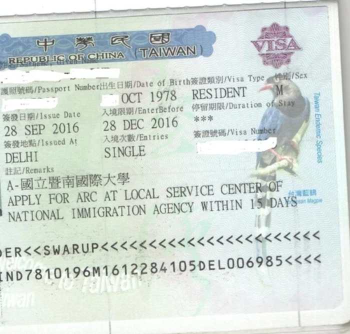 Taiwan Visa for Indians peoples
